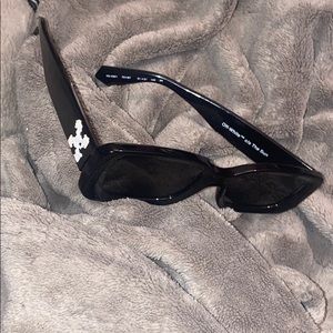 Black OFF WHITE Virgil Abloh Sunglasses Authentic